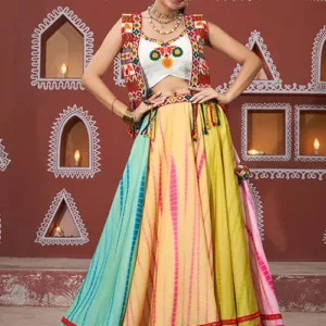 Multi Color Embroidered Work Exclusive Navratri Chaniya Choli